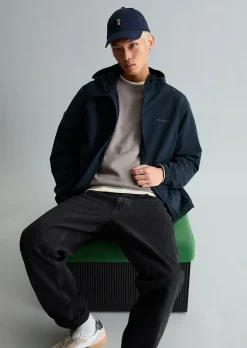 Kapuzen-Jacke regular aus wasserabweisendem Recycling-Material