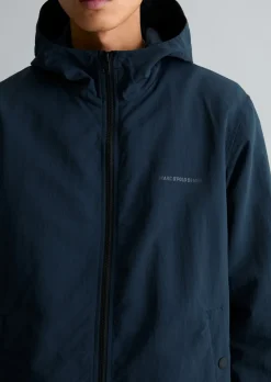Kapuzen-Jacke regular aus wasserabweisendem Recycling-Material