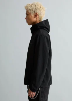 Kapuzen-Jacke regular aus wasserabweisendem Recycling-Material