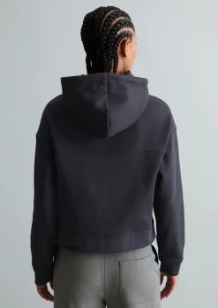 Kapuzen-Sweatjacke relaxed aus Organic Cotton