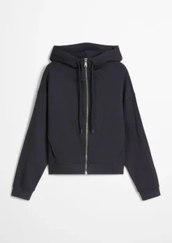 Kapuzen-Sweatjacke relaxed aus Organic Cotton