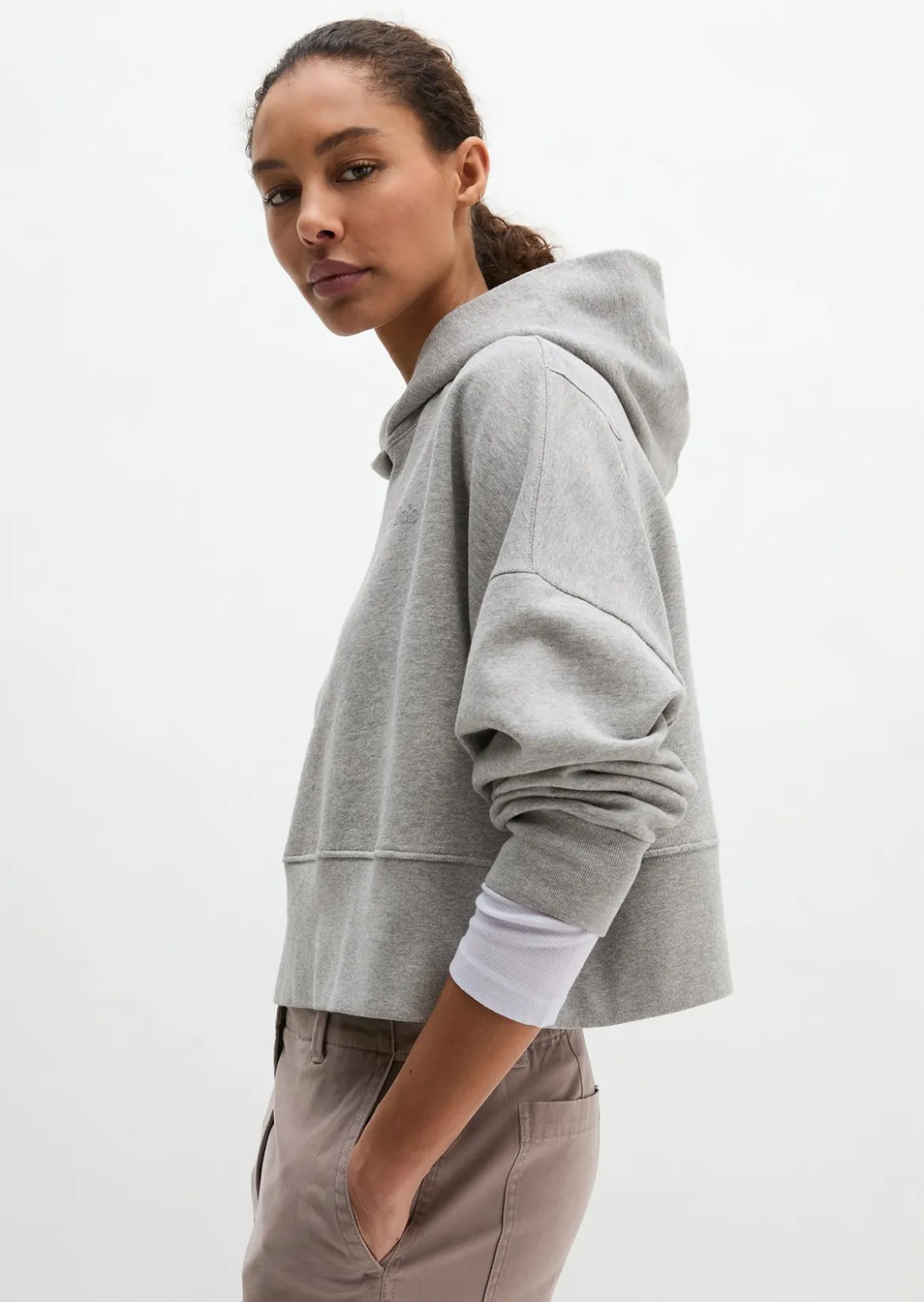 Kapuzensweatshirt relaxed aus Organic Cotton