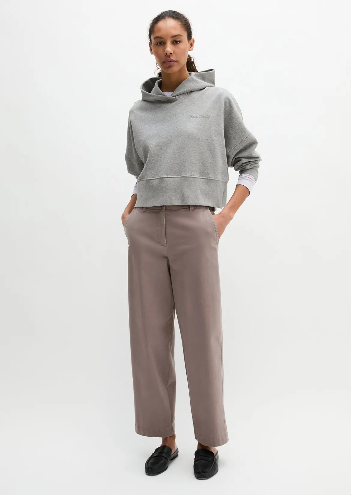 Kapuzensweatshirt relaxed aus Organic Cotton