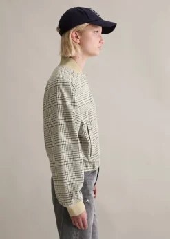 Karierter Blouson regular mit recyceltem Polyester