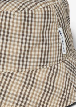Karierter Bucket Hat aus recyceltem Polyester