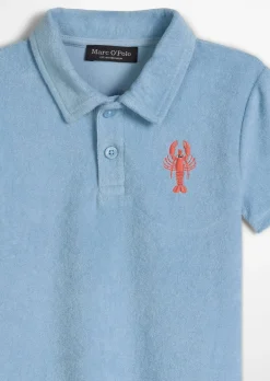KIDS-BOYS Frottee-Poloshirt aus reiner Bio-Baumwolle