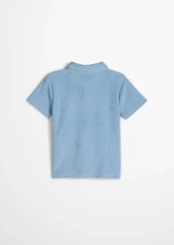 KIDS-BOYS Frottee-Poloshirt aus reiner Bio-Baumwolle