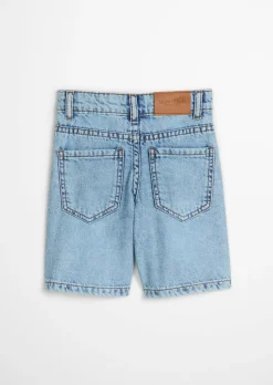 KIDS-BOYS Jeansbermuda aus weichem Bio-Baumwoll-Denim