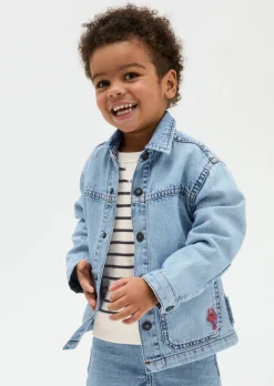 KIDS-BOYS Jeansjacke im Overshirt-Stil
