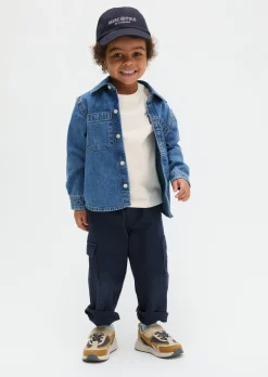 KIDS-BOYS Jeans-Overshirt aus Bio-Baumwoll-Denim