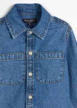 KIDS-BOYS Jeans-Overshirt aus Bio-Baumwoll-Denim