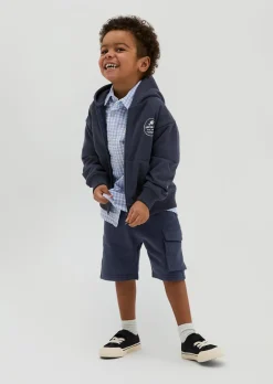 KIDS-BOYS Kapuzen-Sweatjacke mit Rückenprint
