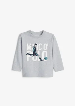 KIDS-BOYS Langarm-Shirt mit Fußball-Motiv