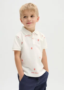 KIDS-BOYS Poloshirt aus Bio-Baumwoll-Piqué