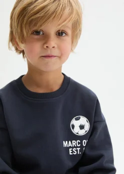 KIDS-BOYS Sweatshirt mit Fußball-Motiv und Rückenprint