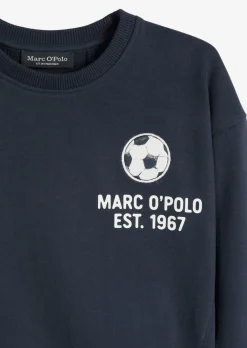 KIDS-BOYS Sweatshirt mit Fußball-Motiv und Rückenprint