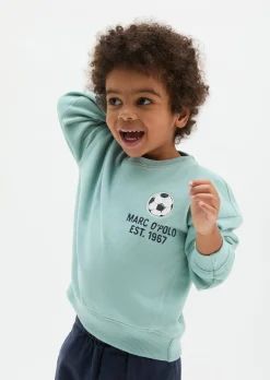 KIDS-BOYS Sweatshirt mit Fußball-Motiv und Rückenprint