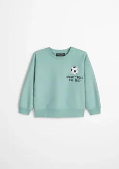 KIDS-BOYS Sweatshirt mit Fußball-Motiv und Rückenprint