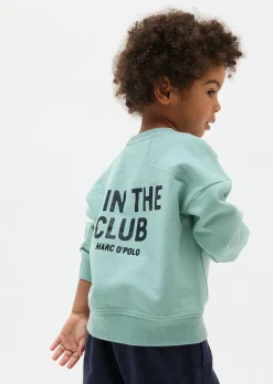 KIDS-BOYS Sweatshirt mit Fußball-Motiv und Rückenprint