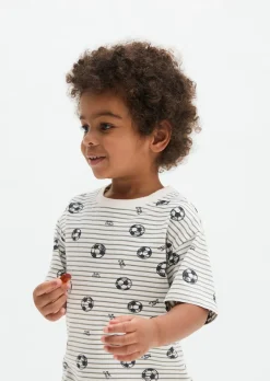 KIDS-BOYS T-Shirt mit Fußball-Allover-Print