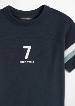 KIDS-BOYS T-Shirt mit gestreiften Ärmeln und Rückenprint