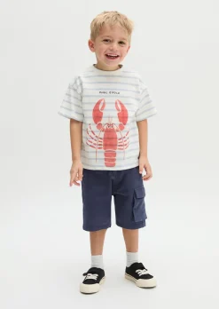 KIDS-BOYS T-Shirt mit Lobster-Print