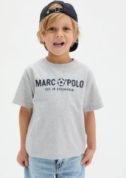 KIDS-BOYS T-Shirt mit Logo-Stickerei und Fußball