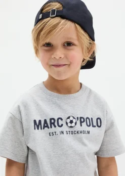 KIDS-BOYS T-Shirt mit Logo-Stickerei und Fußball
