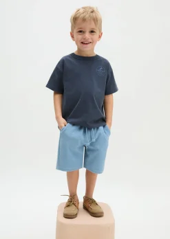 KIDS-BOYS-T-Shirt mit beidseitigem Print