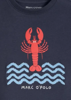 KIDS-BOYS-T-Shirt mit flauschiger Wellen-Applikation