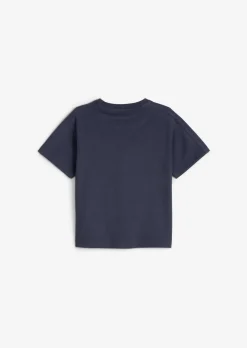KIDS-BOYS-T-Shirt mit flauschiger Wellen-Applikation