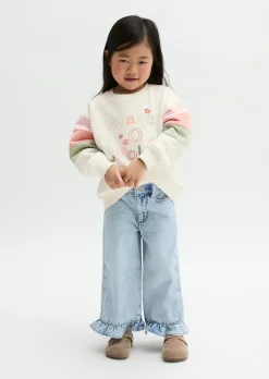 KIDS-GIRLS Jeans mit Rüschen