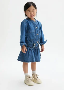 KIDS-GIRLS Jeansjacke mit elastischem Saum