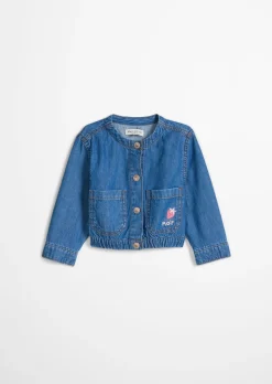 KIDS-GIRLS Jeansjacke mit elastischem Saum