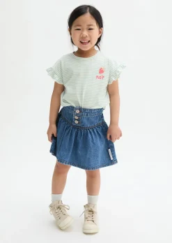 KIDS-GIRLS Jeansrock aus weicher Bio-Baumwolle