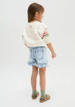 KIDS-GIRLS Jeansshorts mit Rüschen