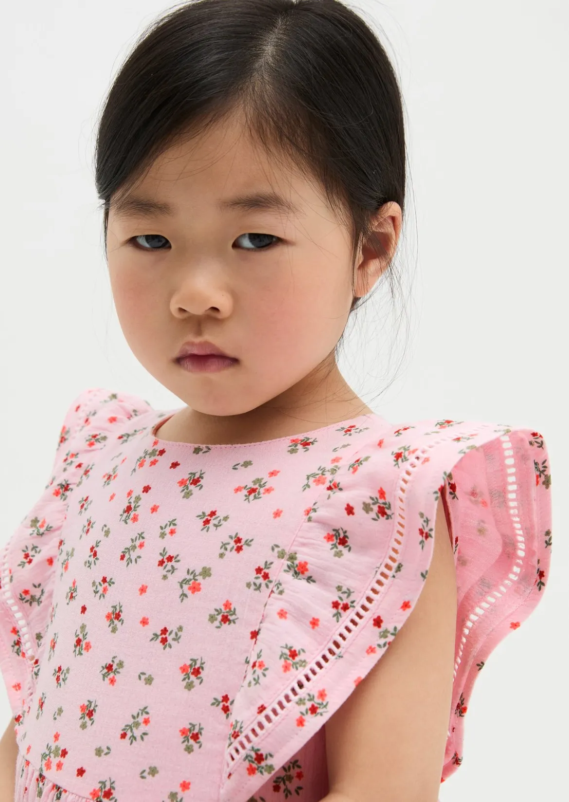 KIDS-GIRLS Kleid aus weichem Bio-Baumwoll-Musselin