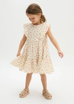 KIDS-GIRLS Kleid aus weichem Bio-Baumwoll-Musselin