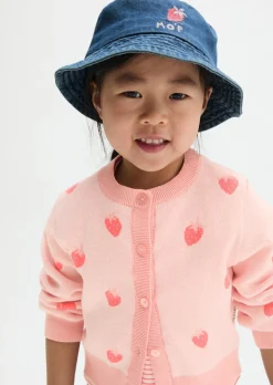 KIDS-GIRLS Strickjacke mit Erdbeermuster