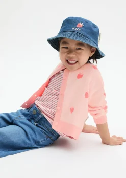 KIDS-GIRLS Strickjacke mit Erdbeermuster