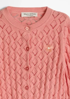 KIDS-GIRLS Strickjacke mit hübschem Lochmuster