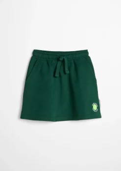 KIDS-GIRLS Sweatrock mit gelbem Tennisball-Highlight