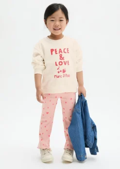 KIDS-GIRLS Sweatshirt aus reiner Bio-Baumwolle