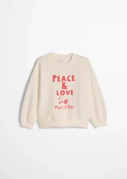 KIDS-GIRLS Sweatshirt aus reiner Bio-Baumwolle