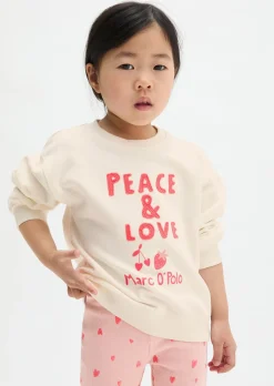 KIDS-GIRLS Sweatshirt aus reiner Bio-Baumwolle