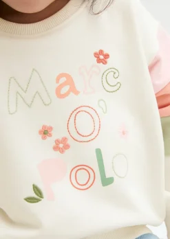KIDS-GIRLS Sweatshirt aus reiner Bio-Baumwolle