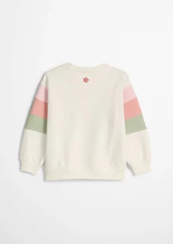 KIDS-GIRLS Sweatshirt aus reiner Bio-Baumwolle