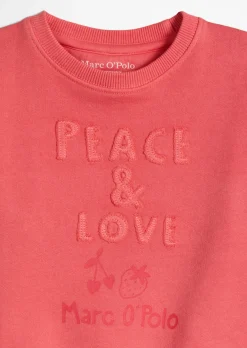 KIDS-GIRLS Sweatshirt aus reiner Bio-Baumwolle