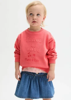 KIDS-GIRLS Sweatshirt aus reiner Bio-Baumwolle
