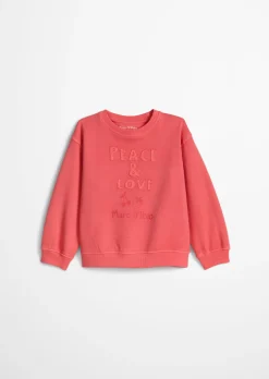 KIDS-GIRLS Sweatshirt aus reiner Bio-Baumwolle